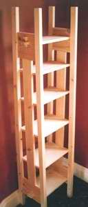 photograph of a bespoke bookcase