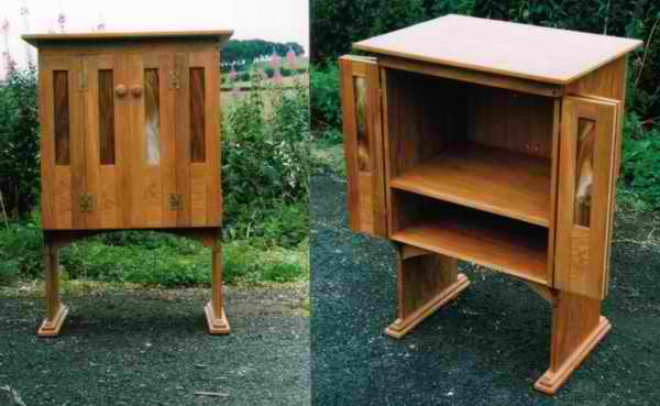 photo of a television cabinet