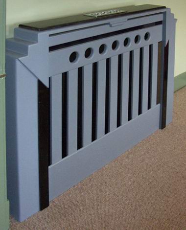 photograph of an Art Deco radiator cover/cabinet